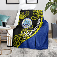 Federated States Of Micronesia FSM Blanket Pacific Islander Tribal Swirl Geometric Pattern TS04 - Polynesian Pride