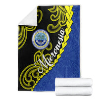 Federated States Of Micronesia FSM Blanket Pacific Islander Tribal Swirl Geometric Pattern TS04 - Polynesian Pride