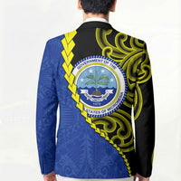 Federated States Of Micronesia FSM Blazer Pacific Islander Tribal Swirl Geometric Pattern TS04 - Polynesian Pride