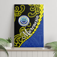 Federated States Of Micronesia FSM Canvas Wall Art Pacific Islander Tribal Swirl Geometric Pattern TS04 - Polynesian Pride