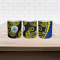 Federated States Of Micronesia FSM Ceramic Mug Pacific Islander Tribal Swirl Geometric Pattern TS04 - Polynesian Pride