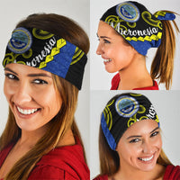 Federated States Of Micronesia FSM Neck Gaiter Pacific Islander Tribal Swirl Geometric Pattern TS04 - Polynesian Pride