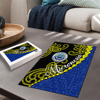 Federated States Of Micronesia FSM Puzzle Pacific Islander Tribal Swirl Geometric Pattern TS04 - Polynesian Pride