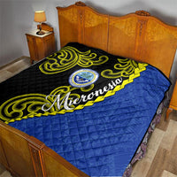 Federated States Of Micronesia FSM Quilt Pacific Islander Tribal Swirl Geometric Pattern TS04 - Polynesian Pride