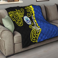 Federated States Of Micronesia FSM Quilt Pacific Islander Tribal Swirl Geometric Pattern TS04 - Polynesian Pride