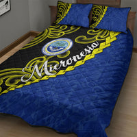Federated States Of Micronesia FSM Quilt Bed Set Pacific Islander Tribal Swirl Geometric Pattern TS04 - Polynesian Pride