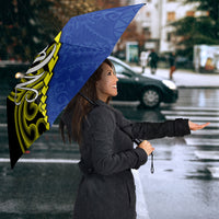 Federated States Of Micronesia FSM Umbrella Pacific Islander Tribal Swirl Geometric Pattern TS04 - Polynesian Pride