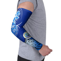 Micronesia Sea Turtle Arm Sleeves Federated States Of Micronesia Tribal Floral Pattern TS04 - Polynesian Pride