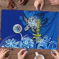 Micronesia Sea Turtle Puzzle Federated States Of Micronesia Tribal Floral Pattern TS04 - Polynesian Pride