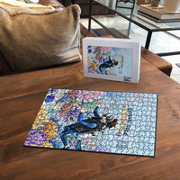 Fiji Taveuni Rainbow Reef Puzzle Scuba Diver Vibrant Undersea Coral Garden Watercolor TS04 - Polynesian Pride