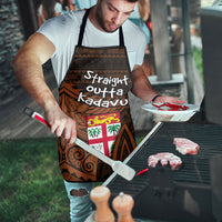 Straight Outta Kadavu Fiji Apron Tribal Polynesian Tattoo Coat Of Arms Flag TS04 - Polynesian Pride