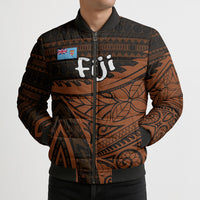 Straight Outta Kadavu Fiji Bomber Puffer Jacket Tribal Polynesian Tattoo Coat Of Arms Flag TS04 - Polynesian Pride