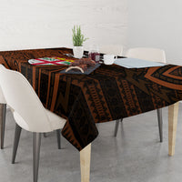 Straight Outta Kadavu Fiji Tablecloth Tribal Polynesian Tattoo Coat Of Arms Flag TS04 - Polynesian Pride