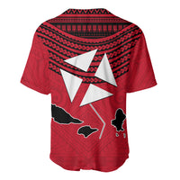 Wallis And Futuna Baseball Jersey Polynesian Tattoo Flag Map TS04 - Polynesian Pride