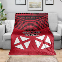 Wallis And Futuna Blanket Polynesian Tattoo Flag Map TS04 - Polynesian Pride