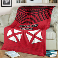 Wallis And Futuna Blanket Polynesian Tattoo Flag Map TS04 - Polynesian Pride