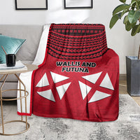 Wallis And Futuna Blanket Polynesian Tattoo Flag Map TS04 - Polynesian Pride