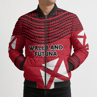 Wallis And Futuna Bomber Puffer Jacket Polynesian Tattoo Flag Map TS04 - Polynesian Pride