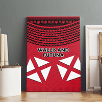 Wallis And Futuna Canvas Wall Art Polynesian Tattoo Flag Map TS04 - Polynesian Pride