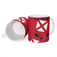 Wallis And Futuna Ceramic Mug Polynesian Tattoo Flag Map TS04 - Polynesian Pride