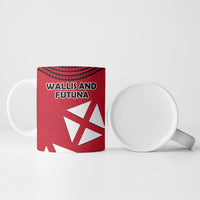 Wallis And Futuna Ceramic Mug Polynesian Tattoo Flag Map TS04 - Polynesian Pride