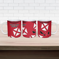 Wallis And Futuna Ceramic Mug Polynesian Tattoo Flag Map TS04 - Polynesian Pride
