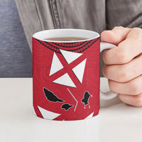 Wallis And Futuna Ceramic Mug Polynesian Tattoo Flag Map TS04 - Polynesian Pride