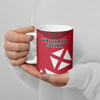 Wallis And Futuna Ceramic Mug Polynesian Tattoo Flag Map TS04 - Polynesian Pride