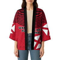 Wallis And Futuna Kimono Polynesian Tattoo Flag Map TS04 - Polynesian Pride