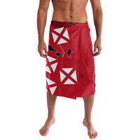 Wallis And Futuna Lavalava Polynesian Tattoo Flag Map TS04 Red Black - Polynesian Pride