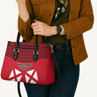 Wallis And Futuna Leather Bag Polynesian Tattoo Flag Map TS04 - Polynesian Pride