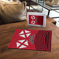 Wallis And Futuna Puzzle Polynesian Tattoo Flag Map TS04 - Polynesian Pride