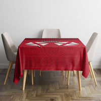 Wallis And Futuna Tablecloth Polynesian Tattoo Flag Map TS04 - Polynesian Pride