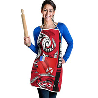 Wallis And Futuna Apron Tribal Polynesian Tattoo Flag Motif TS04 - Polynesian Pride