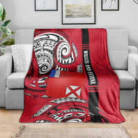 Wallis And Futuna Blanket Tribal Polynesian Tattoo Flag Motif TS04 - Polynesian Pride