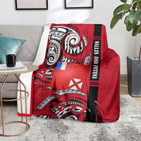 Wallis And Futuna Blanket Tribal Polynesian Tattoo Flag Motif TS04 - Polynesian Pride