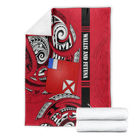 Wallis And Futuna Blanket Tribal Polynesian Tattoo Flag Motif TS04 - Polynesian Pride