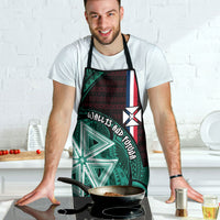 Wallis And Futuna Apron Tribal Polynesian Tattoo Heritage Cross Flag TS04 - Polynesian Pride
