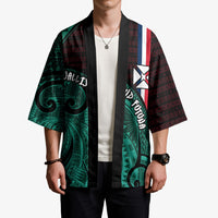 Wallis And Futuna Kimono Tribal Polynesian Tattoo Heritage Cross Flag TS04 - Polynesian Pride