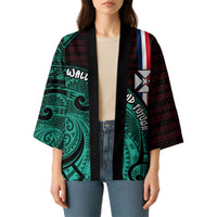Wallis And Futuna Kimono Tribal Polynesian Tattoo Heritage Cross Flag TS04 - Polynesian Pride