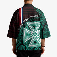 Wallis And Futuna Kimono Tribal Polynesian Tattoo Heritage Cross Flag TS04 - Polynesian Pride