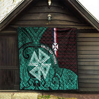 Wallis And Futuna Quilt Tribal Polynesian Tattoo Heritage Cross Flag TS04 - Polynesian Pride