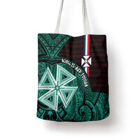 Wallis And Futuna Tote Bag Tribal Polynesian Tattoo Heritage Cross Flag TS04 - Polynesian Pride