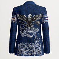 American Samoa Eagle Blazer Sea Turtle Traditional Polynesian Tribal Tattoo TS04 - Polynesian Pride