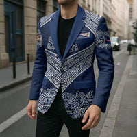 American Samoa Eagle Blazer Sea Turtle Traditional Polynesian Tribal Tattoo TS04 - Polynesian Pride