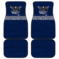 American Samoa Eagle Car Mats Sea Turtle Traditional Polynesian Tribal Tattoo TS04 - Polynesian Pride