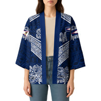 American Samoa Eagle Kimono Sea Turtle Traditional Polynesian Tribal Tattoo TS04 - Polynesian Pride