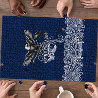 American Samoa Eagle Puzzle Sea Turtle Traditional Polynesian Tribal Tattoo TS04 - Polynesian Pride