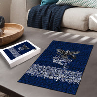 American Samoa Eagle Puzzle Sea Turtle Traditional Polynesian Tribal Tattoo TS04 - Polynesian Pride