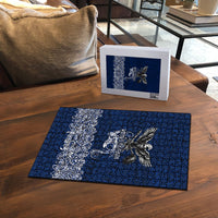 American Samoa Eagle Puzzle Sea Turtle Traditional Polynesian Tribal Tattoo TS04 - Polynesian Pride